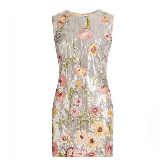 Milly Dresses & Skirts - 🎀 NWOT Stunning MILLY DRESS Sequins Floral 12 Wedding Formals NEW 🎀